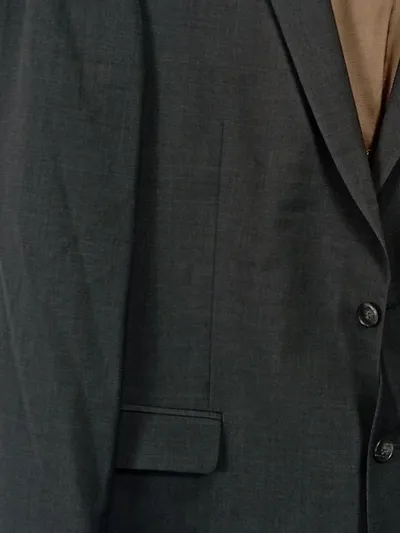 Strellson Sakko Herren Business Schurwolle Blazer Grau Gr. 48 M