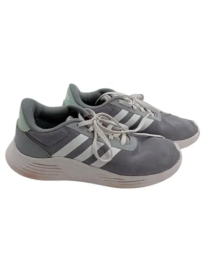 ADIDAS EG4018 Kinder Sportschuhe Gr. 34 Grau Schnürung Textil