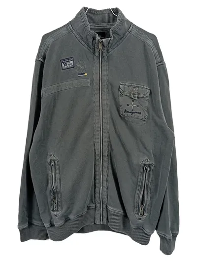 Engbers Sweatjacke Herren Baumwolle Freizeitjacke Grau Gr. XL