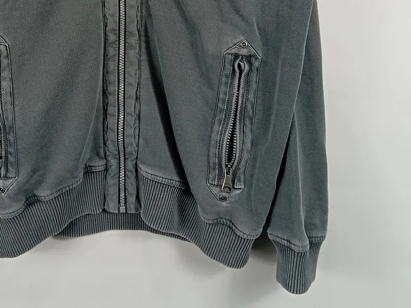 Engbers Sweatjacke Herren Baumwolle Freizeitjacke Grau Gr. XL 5