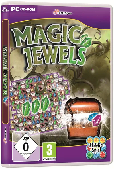 Magic Jewels Astragon PC CD-ROM Puzzle Match-3 Zauberer 100+ Level Deutsch