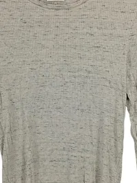 By Malene Birger Langarmshirt Damen Rippstrick Viskose Beige Gr. 34 XS 2