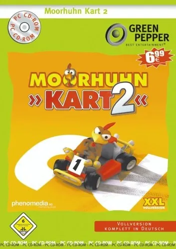 Aktronic Moorhuhn Kart 2 PC Rennspiel Deutsch 8 Strecken Fun Racer