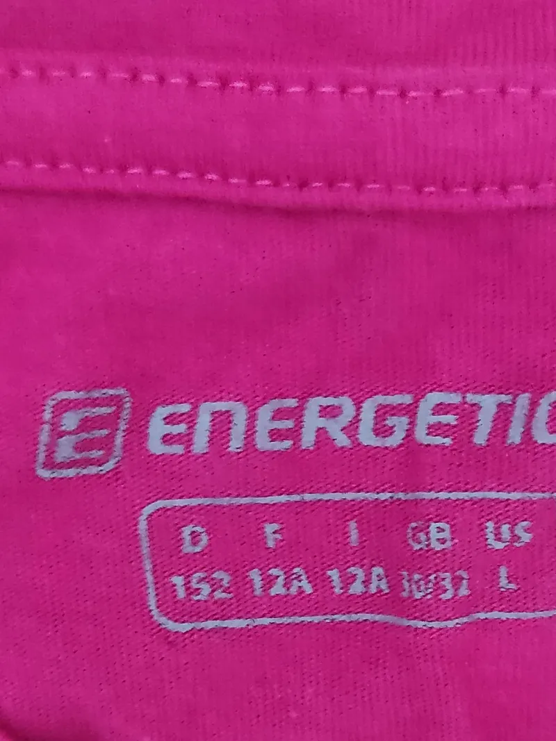 Energetics Mädchen T-Shirt Gr. 152 Pink Leoparden-Print Stern 5