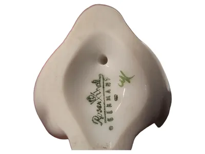 Rosenthal Porzellan Dekofigur Hase Klassisch Weiß 4cm Ostern Deko