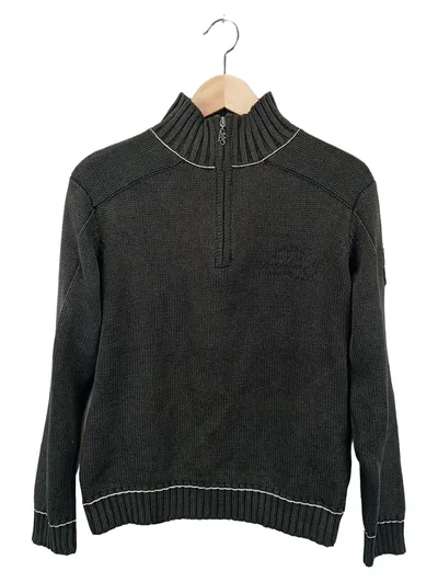 AIRFIELD Sweatjacke Jungen Gr. 176 Grau Casual Streetwear Strick