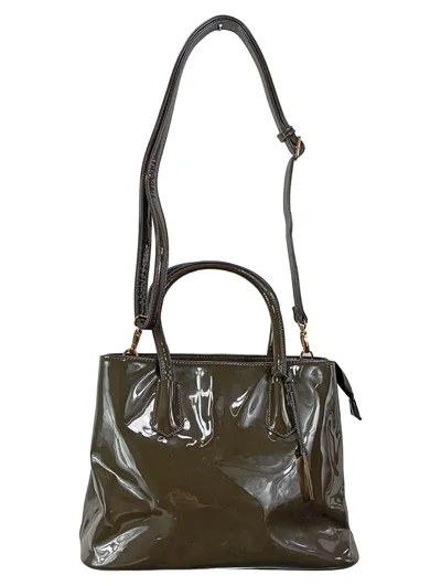 CATWALK JUNKIE Damen Henkeltasche Braun Luxuriös Elegant Handtasche 35x23cm