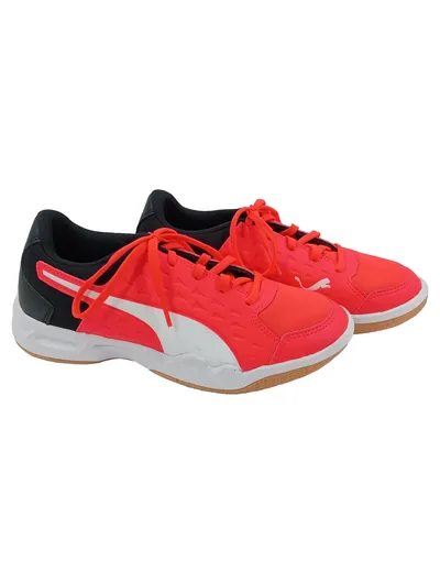 PUMA Sportschuhe Damen Gr. 36 Rot Modell 106440-01 Hallenschuhe