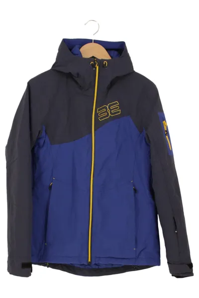 MAUL Herren Outdoorjacke Blau Gr. 40/XXS Sportlich Kapuze Reißverschluss