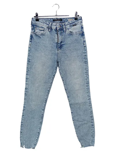 MAVI JEANS Damen Jeans Slim Fit W28/36/S Blau Casual Stretch Denim Hose