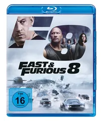 Fast & Furious 8 Actionfilm Blu-Ray Vin Diesel Dwayne Johnson FSK 16 1