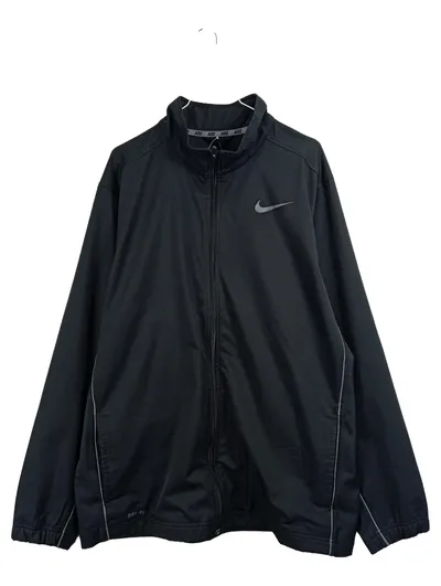 Nike Dri-Fit Trainingsjacke Herren XL Schwarz Sportjacke Laufjacke