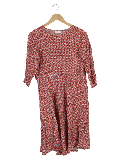2NDDAY Damen Freizeitkleid Gr. 36/S Mehrfarbig Viskose Grafisch Vintage