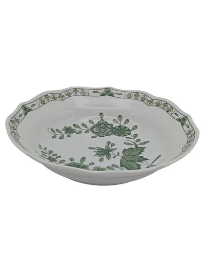 Hutschenreuther Indian Summer Snackschale Porzellan Weiß Grün Blumen Ø 14 cm