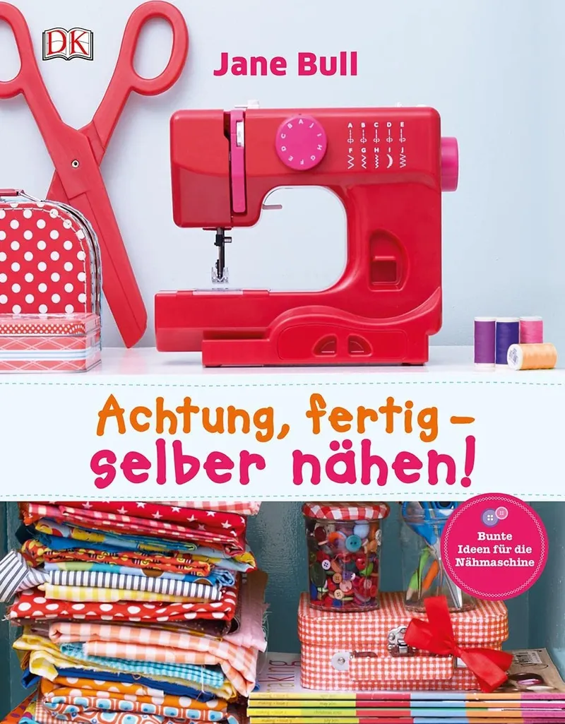 Dorling Kindersley Nähbuch für Kinder Jane Bull Basteln DIY Hardcover 1