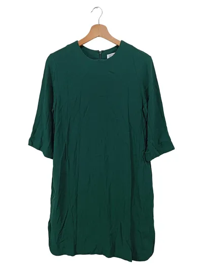 & Other Stories Blusenkleid Damen Gr. 36/S Grün Elegant Klassisch Viskose
