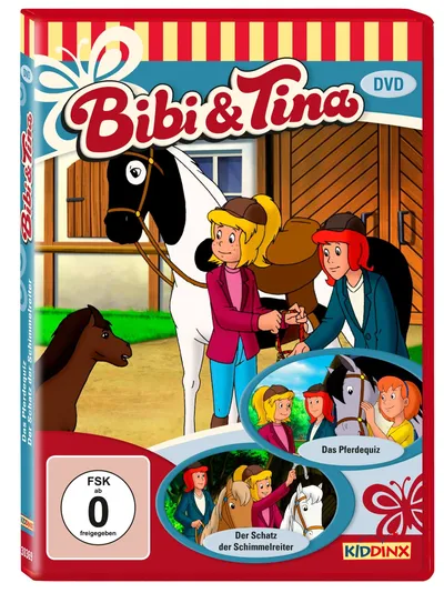 Bibi & Tina DVD Kinderfilm Pferdequiz Schatz der Schimmelreiter FSK 0 Deutsch