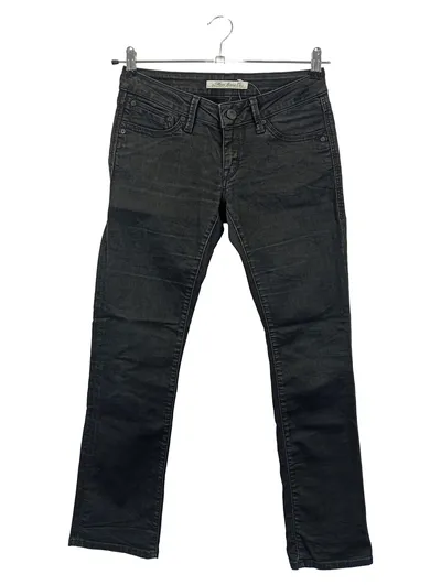MAVI Damen Jeans Straight Leg Größe 40 Schwarz Casual