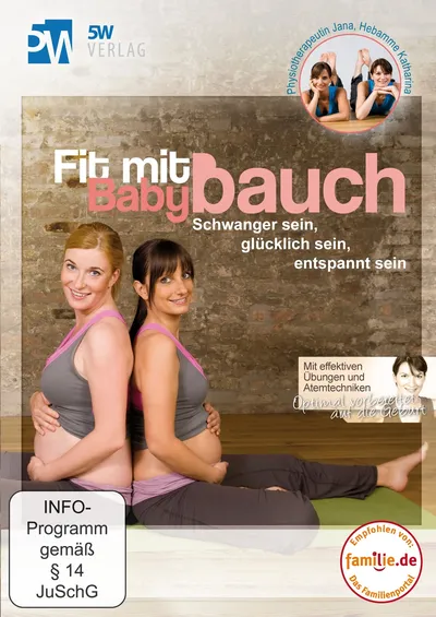 Fit mit Babybauch DVD 5W Verlag Fitnessfilm Schwangerschaft Geburtsvorbereitung