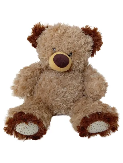 KUSCHELWUSCHEL Baby Kuscheltier Teddybär Braun 26cm Plüschtier Stofftier