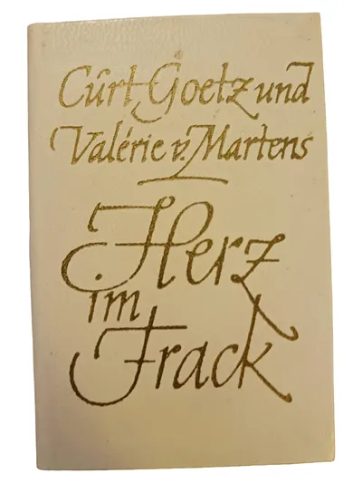 Herz im Frack Curt Goetz Valerie v. Martens Klassische Literatur Taschenbuch