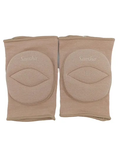 SANSHA Knie Bandage Knieschoner Tanz Sport Größe L Beige