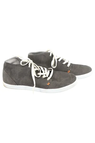 HUB Herren Schnürschuhe Sneaker Grau Gr. 44 Casual Streetwear