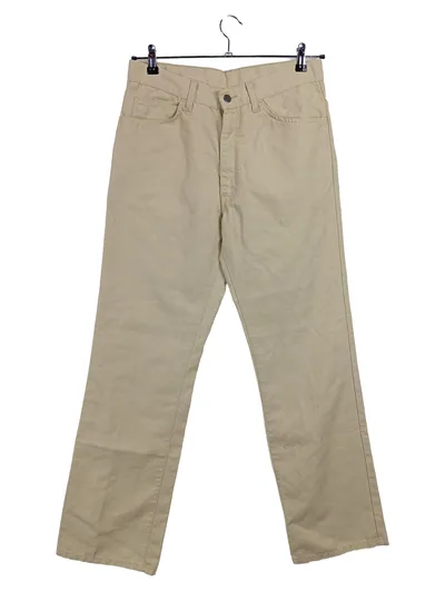 Levi's Sta-Prest Herren Stoffhose Beige W32/L34 Chino Casual