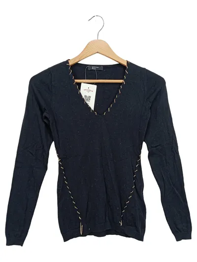 GUESS X MARCIANO Pullover Damen Gr. 32/XS Schwarz Elegant Klassisch