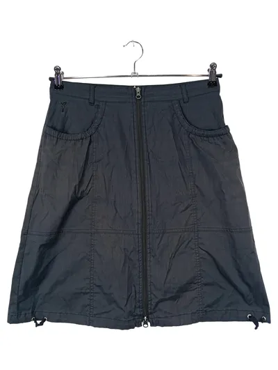 GOLFINO Damen Sportrock Gr. 38/M Schwarz Midirock Reißverschluss