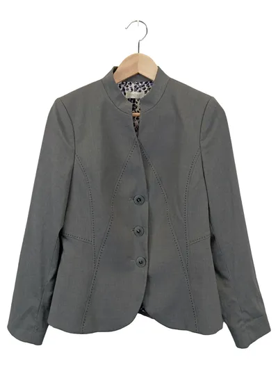 BONITA Blazer Damen Gr. 36/S Grau Elegant Business Jacke