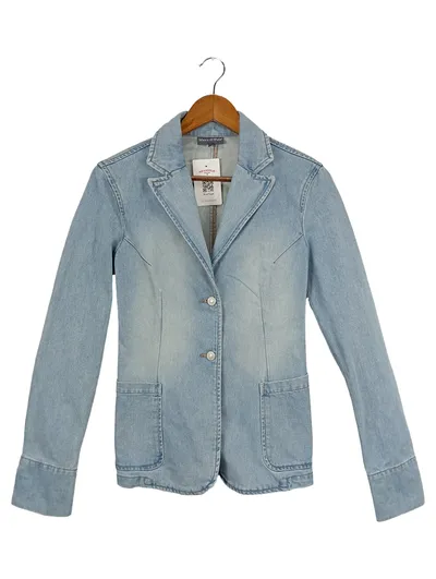 Marc O'Polo Damen Jeansjacke Gr. 36/S Blau Casual Denim Jacke