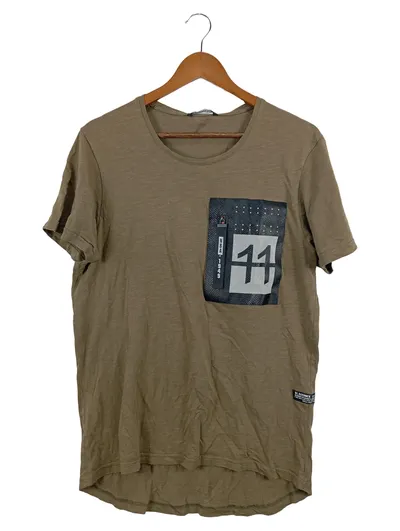 BLACKROCK Herren T-Shirt Braun Gr. 50/L Casual Grafisch Kurzarm