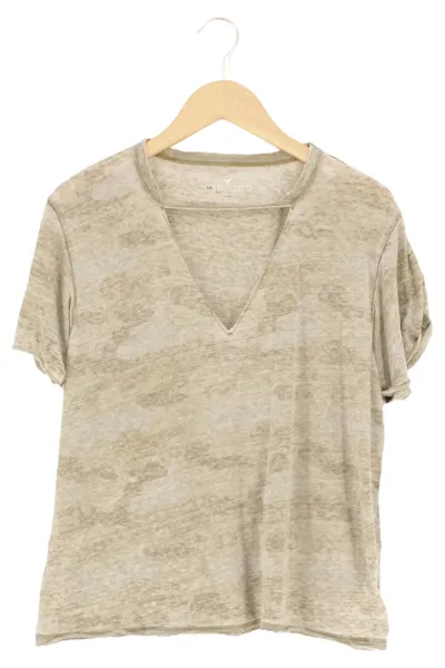 AMERICAN EAGLE OUTFITTERS Damen T-Shirt Gr. XL/44 Grau Casual