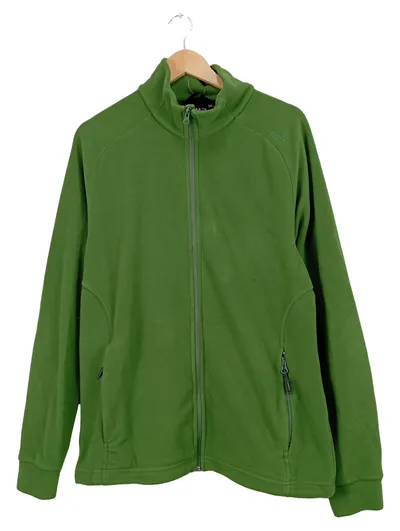 CMP Fleecejacke Herren Gr. 50/L Grün Outdoor Jacke Reißverschluss