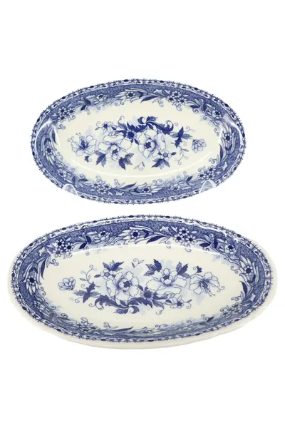 HUTSCHENREUTHER Servierplatte Porzellan Mehrfarbig Floral Vintage Elegant 22cm