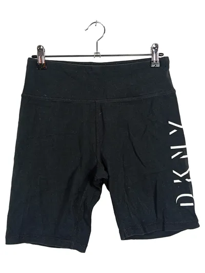 DKNY Sport Damen Radlerhose Shorts Schwarz Gr. M/38 Baumwolle