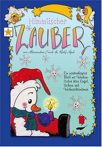 Himmlischer Zauber Window Color Malbuch Weihnachten Hardcover Basteln DIY