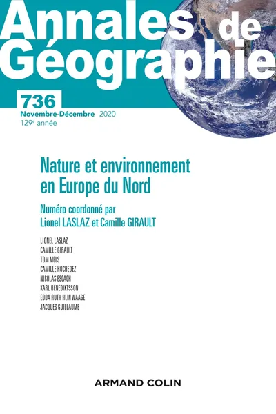 Armand Colin Annales Géographie 736 Natur Umwelt Nordeuropa Zeitschrift