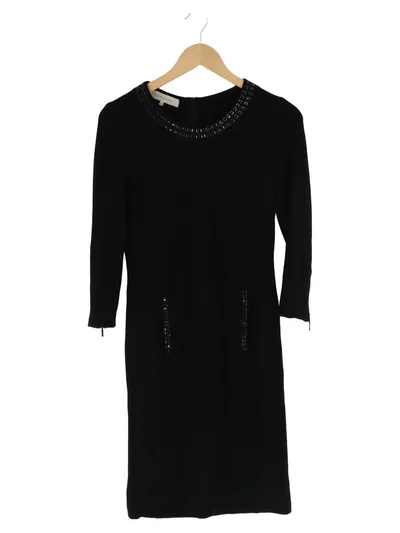 GéRARD DAREL Etuikleid Damen Gr. 36/S Schwarz Elegant Business Nieten
