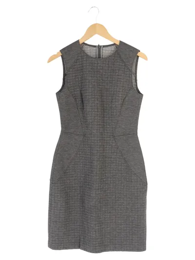 ST. EMILE Businesskleid Damen Grau Gr. 36 S Elegant Klassisch Etuikleid