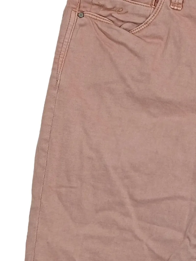 edc by Esprit Damen Capri Hose Rosa Gr. 38 Baumwolle Casual Stretch 4