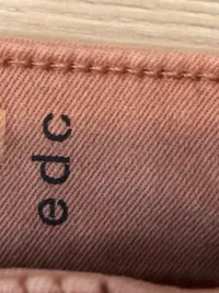 edc by Esprit Damen Capri Hose Rosa Gr. 38 Baumwolle Casual Stretch 6