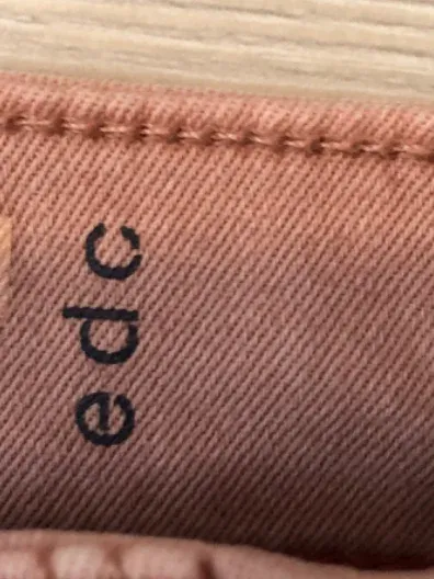 edc by Esprit Damen Capri Hose Rosa Gr. 38 Baumwolle Casual Stretch 6