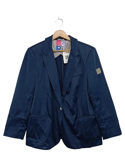 FRIEDA & FREDDIES NEW YORK Damen Blazer 38/M Blau Streetwear Elegant Modisch