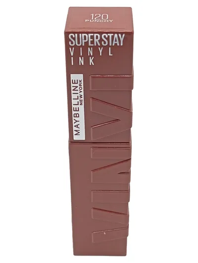 Maybelline Super Stay Vinyl Ink Lippenstift 120 Punchy Damen