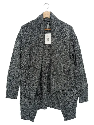 PIAZZA ITALIA Damen Strickjacke S/M Grau Casual Komfortabel