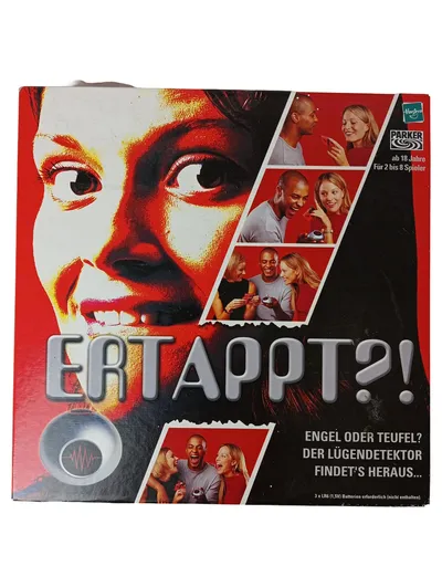 Parker Ertappt?! Partyspiel Lügendetektor Gesellschaftsspiel 2-8 Spieler
