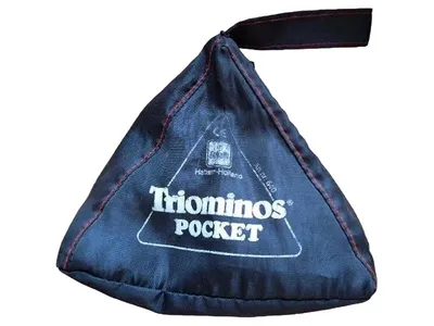 Goliath Triominos Pocket Mitbringspiel Reisespiel Schwarz Praktisch