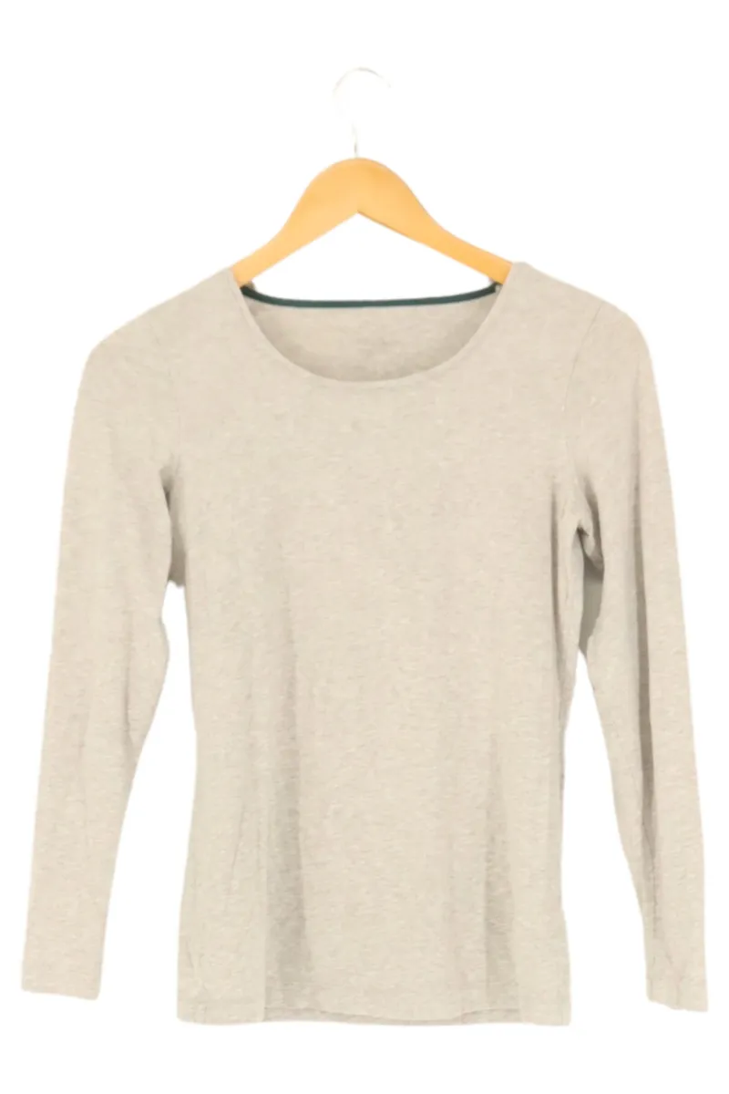ESMARA BY HEIDI KLUM Damen Langarmshirt Gr. 36/S Beige Casual 1